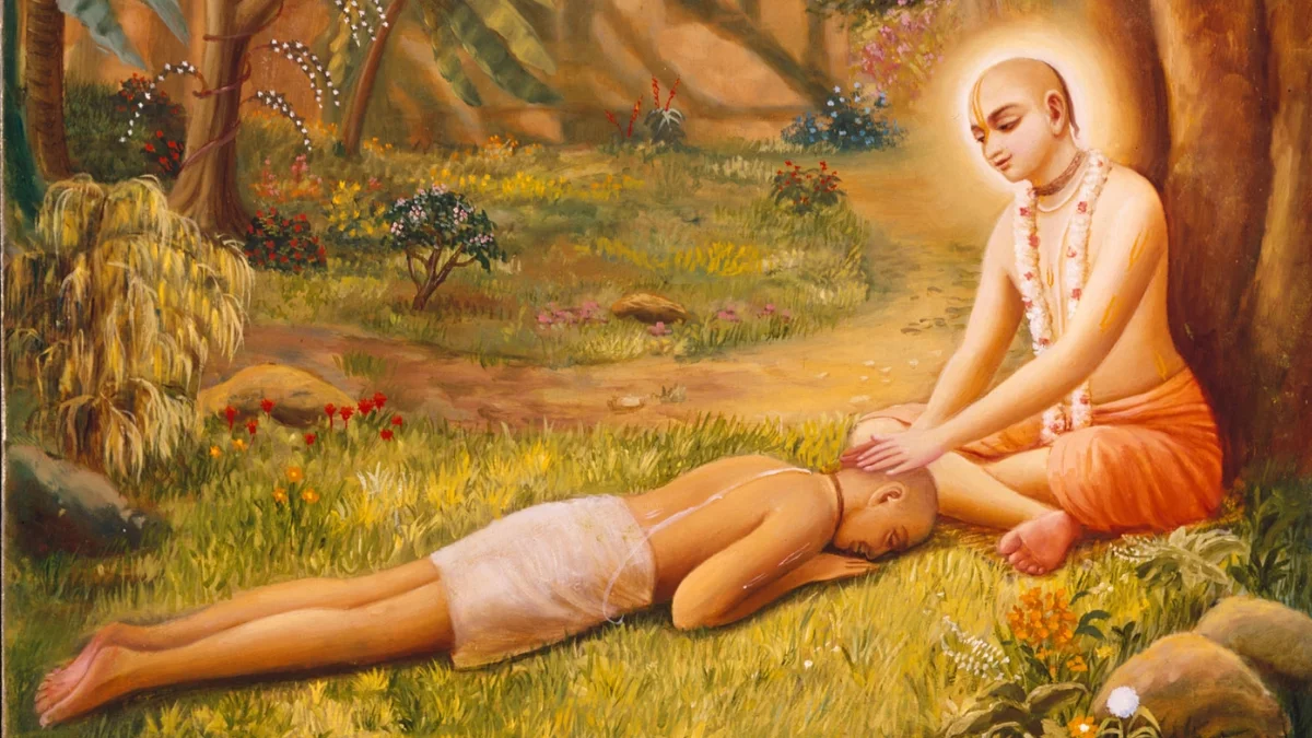 Instructing Sanatana Goswami