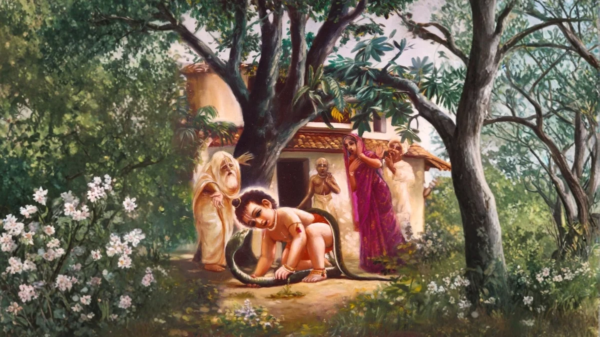 Childhood Pastimes of Nimai