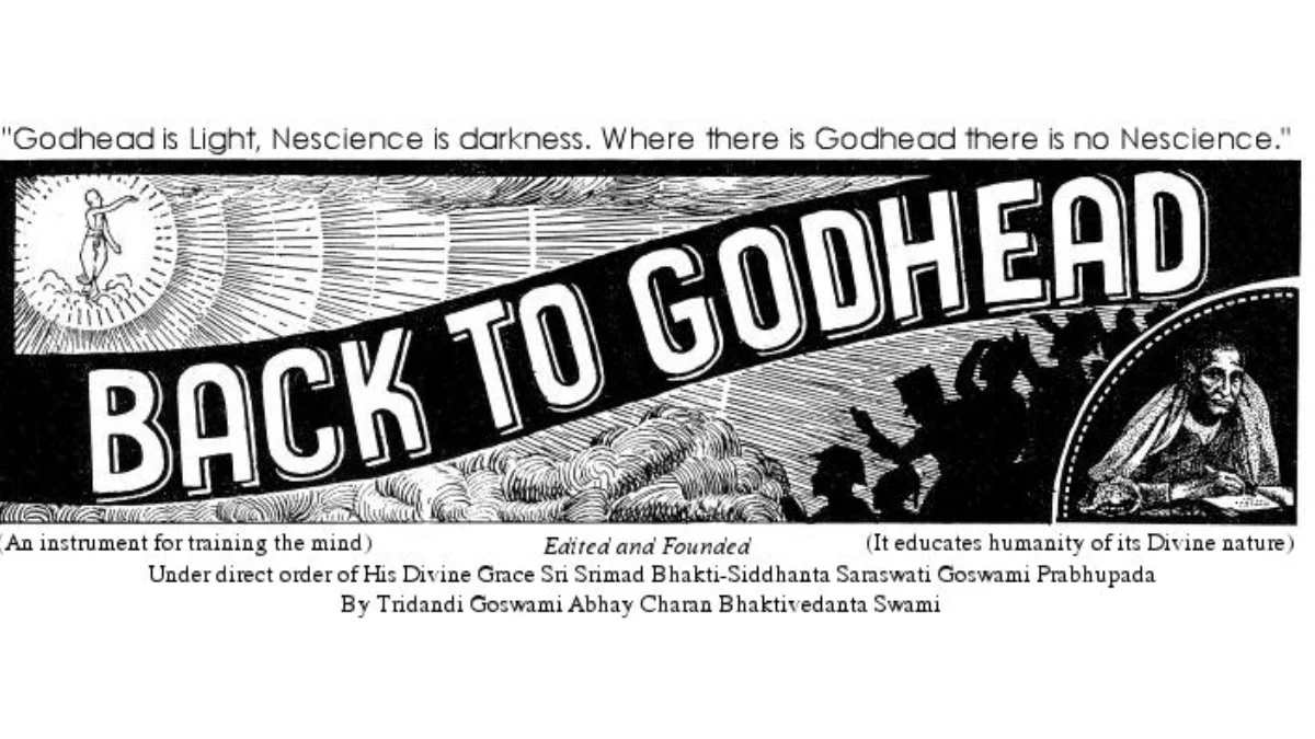 “Back to Godhead” and a Life of Dedication