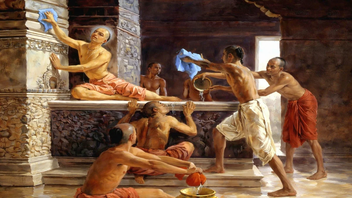 Cleaning of the Gundicha Temple