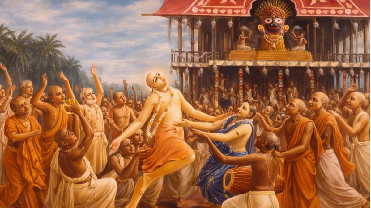 Dancing at the Ratha Yatra Festival